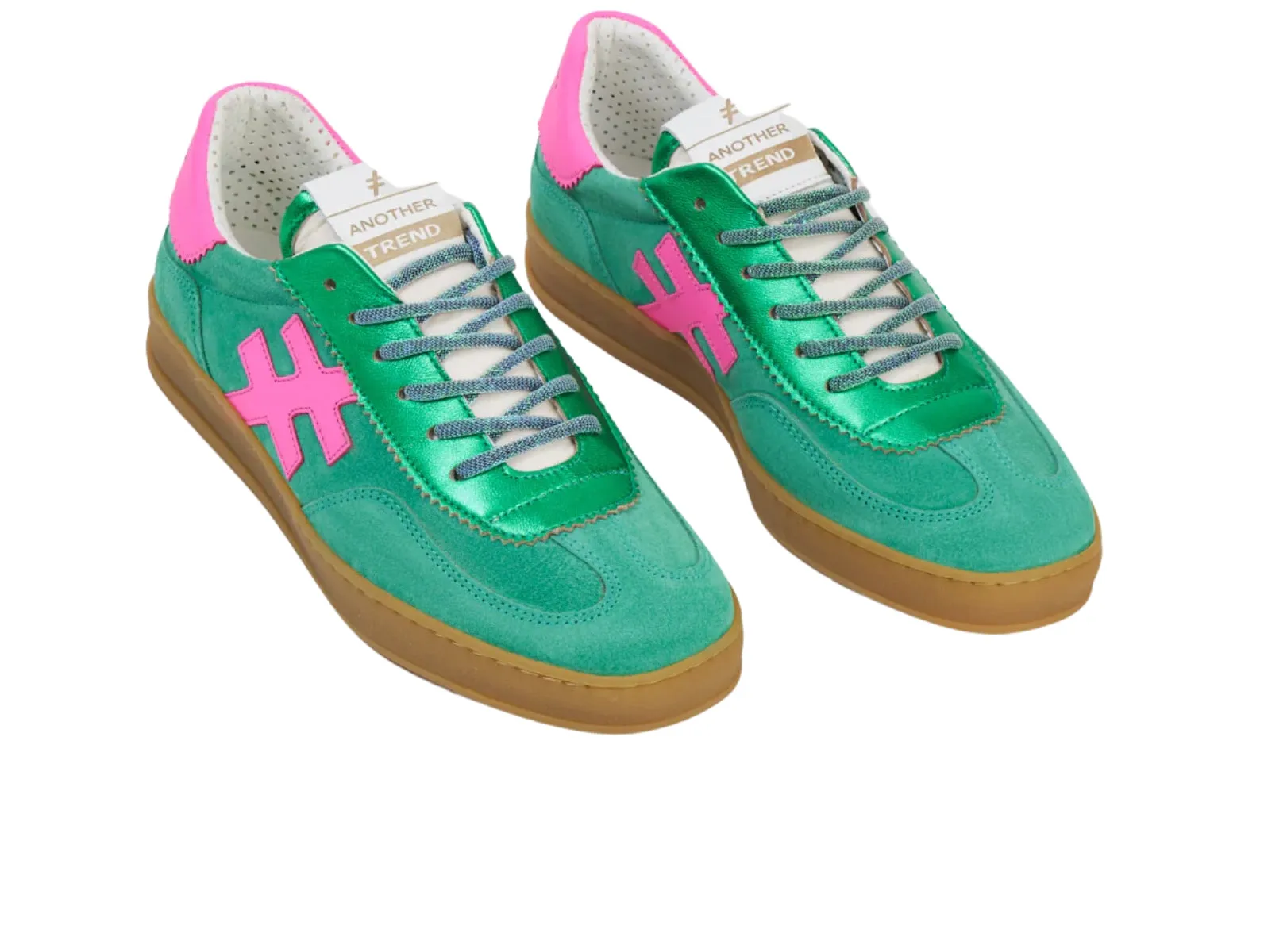 Another Trend A032 1162 - Green Pink