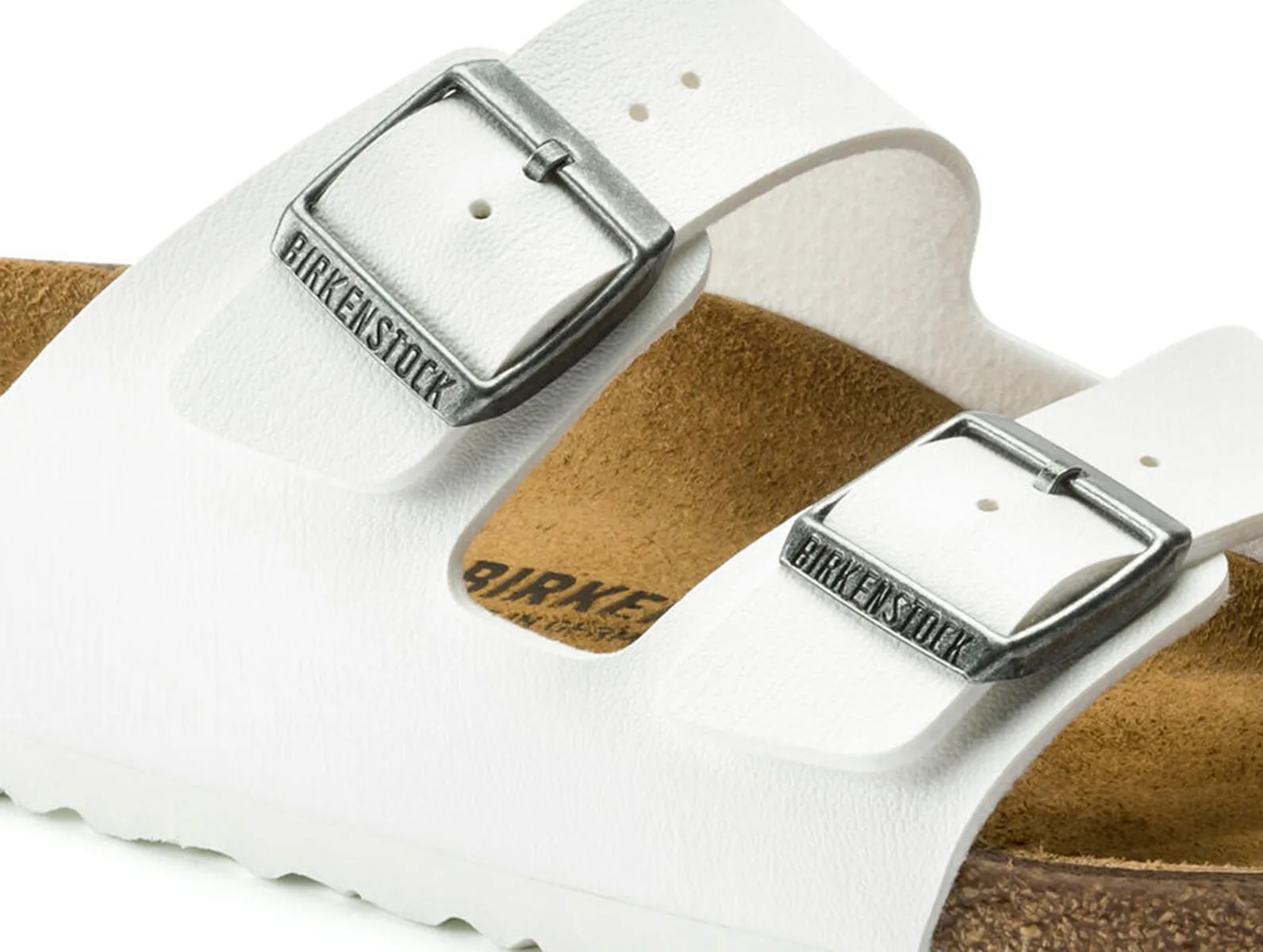 Birkenstock Arizona Birko-Flor 0552683 Narrow - White