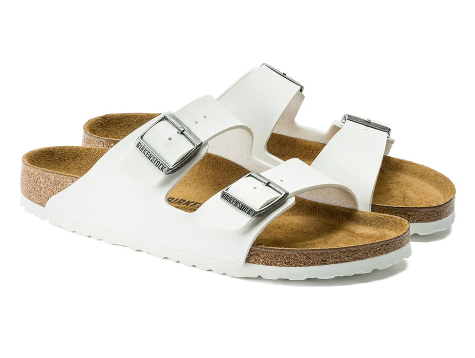 Birkenstock Arizona Birko-Flor 0552683 Narrow - White