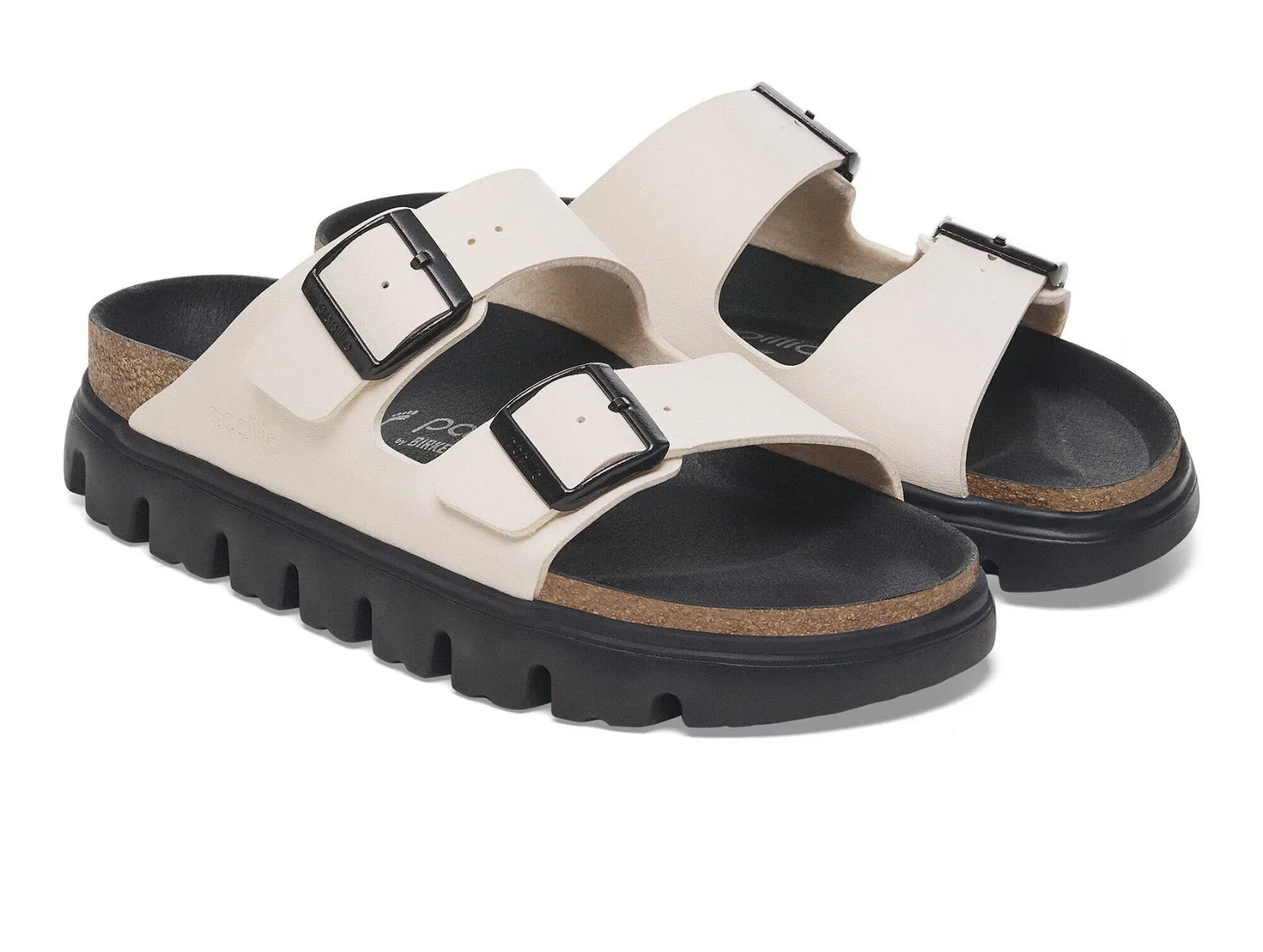 Birkenstock Arizona Papillio Chunky 1029119 - Eggshell Black