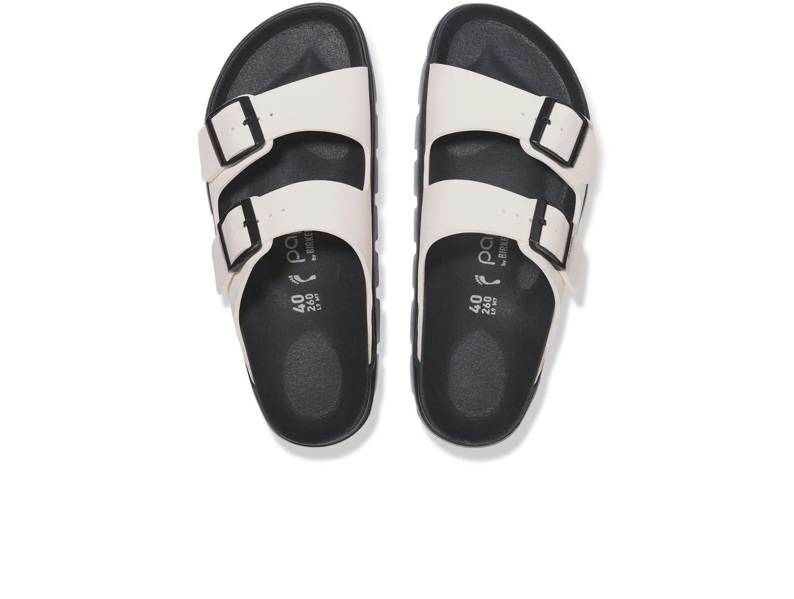 Birkenstock Arizona Papillio Chunky 1029119 - Eggshell Black