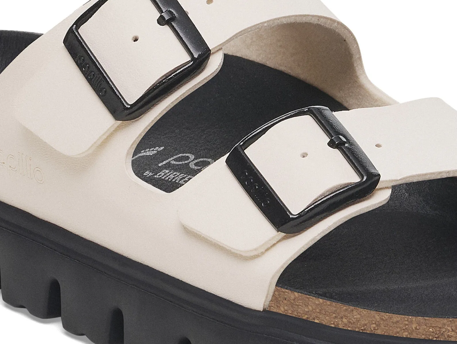 Birkenstock Arizona Papillio Chunky 1029119 - Eggshell Black