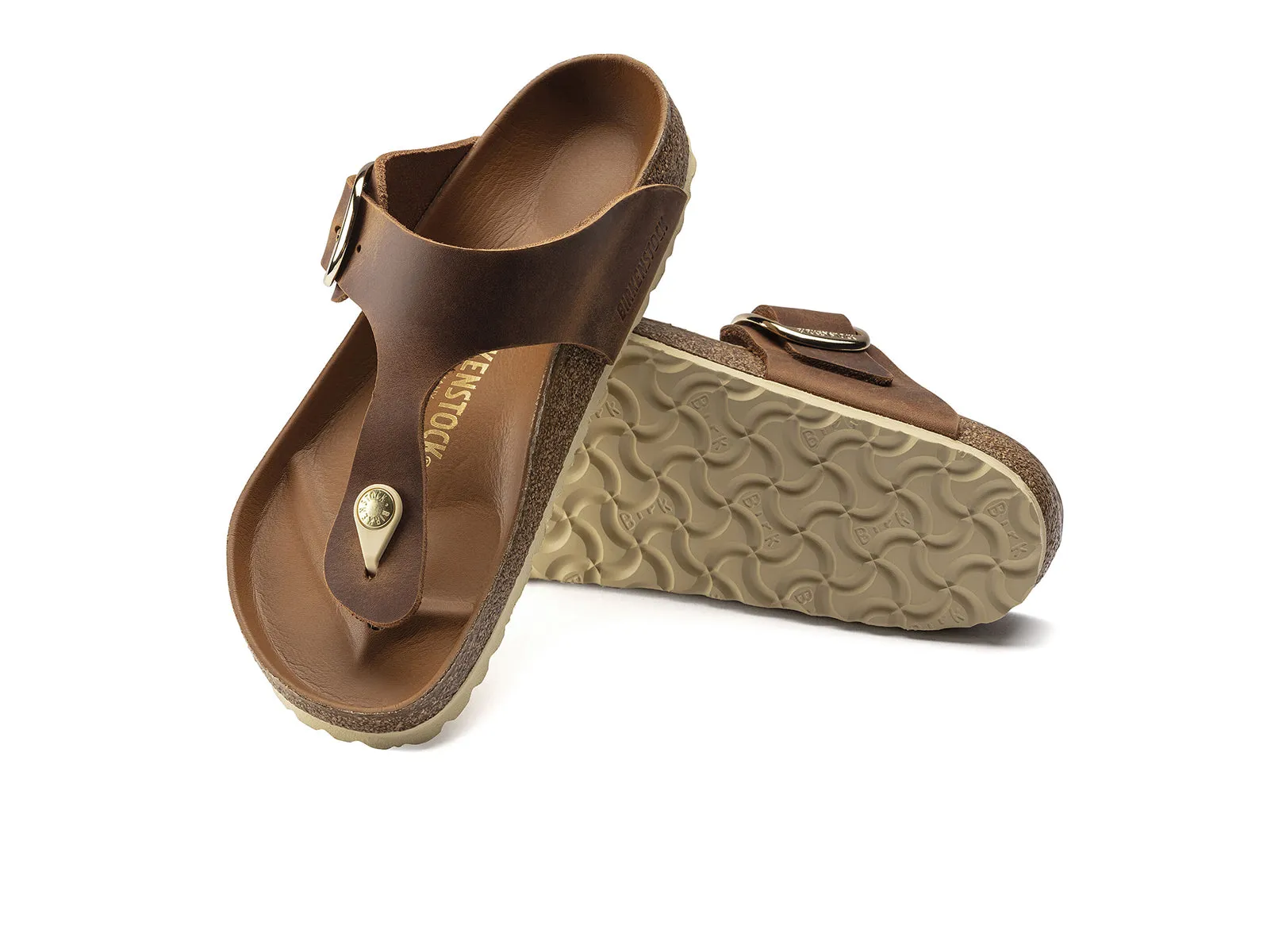 Birkenstock Gizeh Big Buckle 1018745 - Cognac