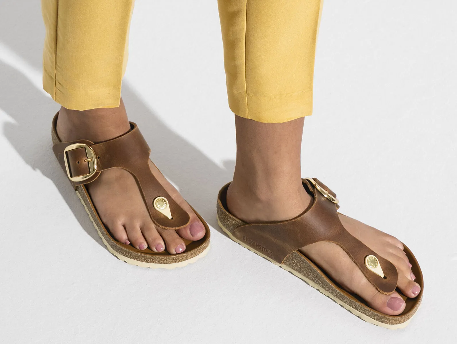 Birkenstock Gizeh Big Buckle 1018745 - Cognac