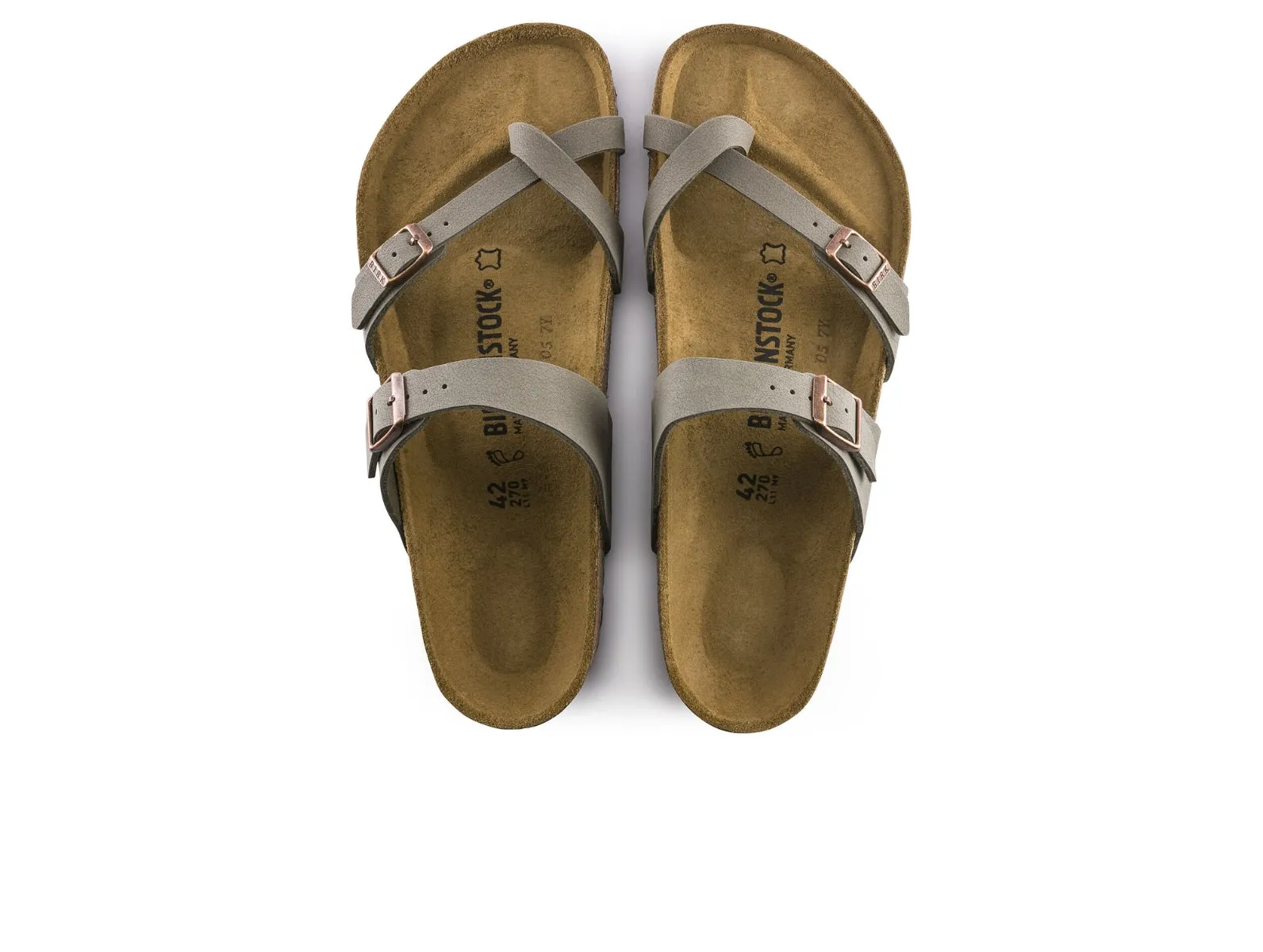 Birkenstock Mayari Birkibuc® 0071071 Standard - Stone