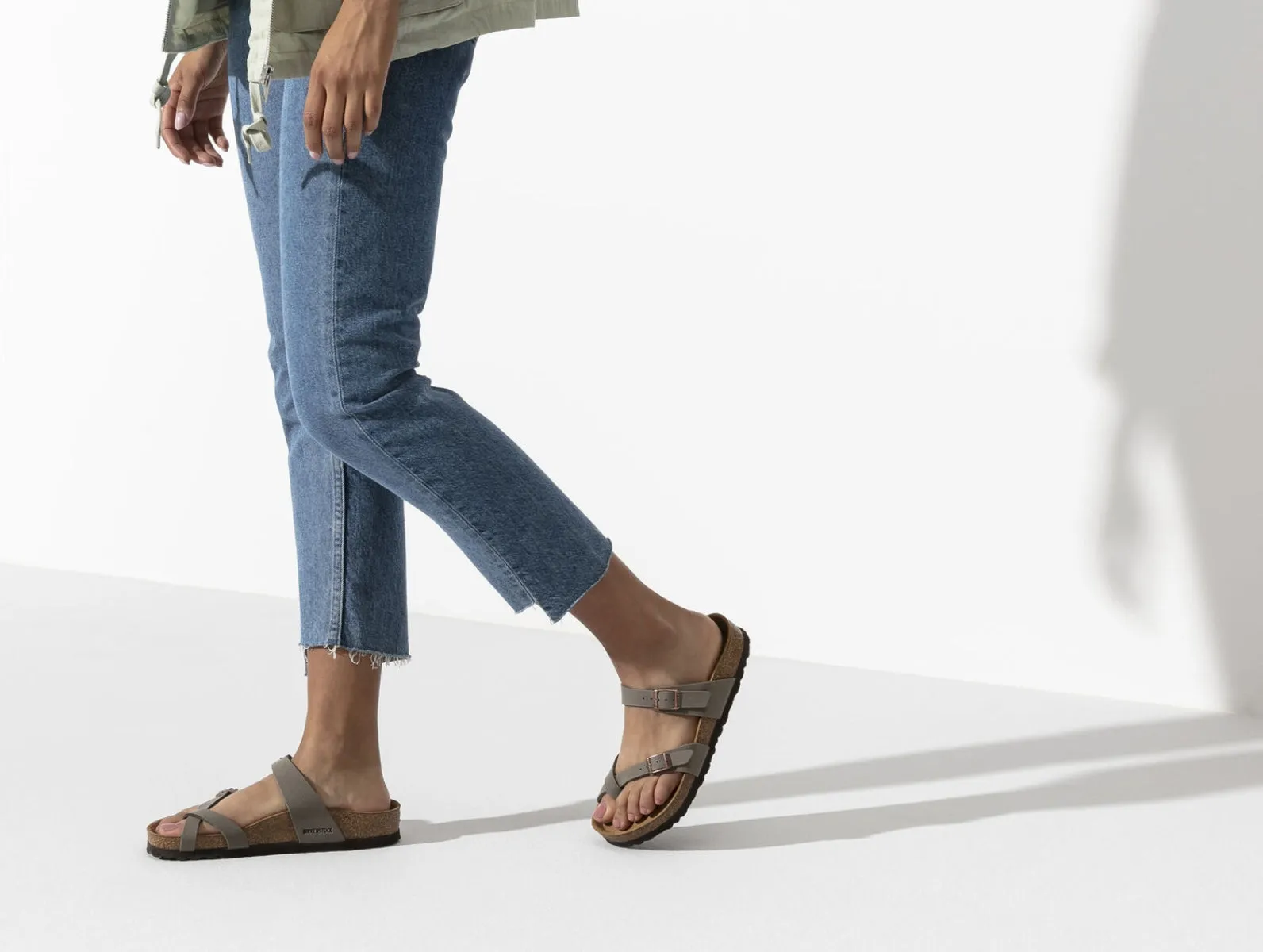 Birkenstock Mayari Birkibuc® 0071071 Standard - Stone
