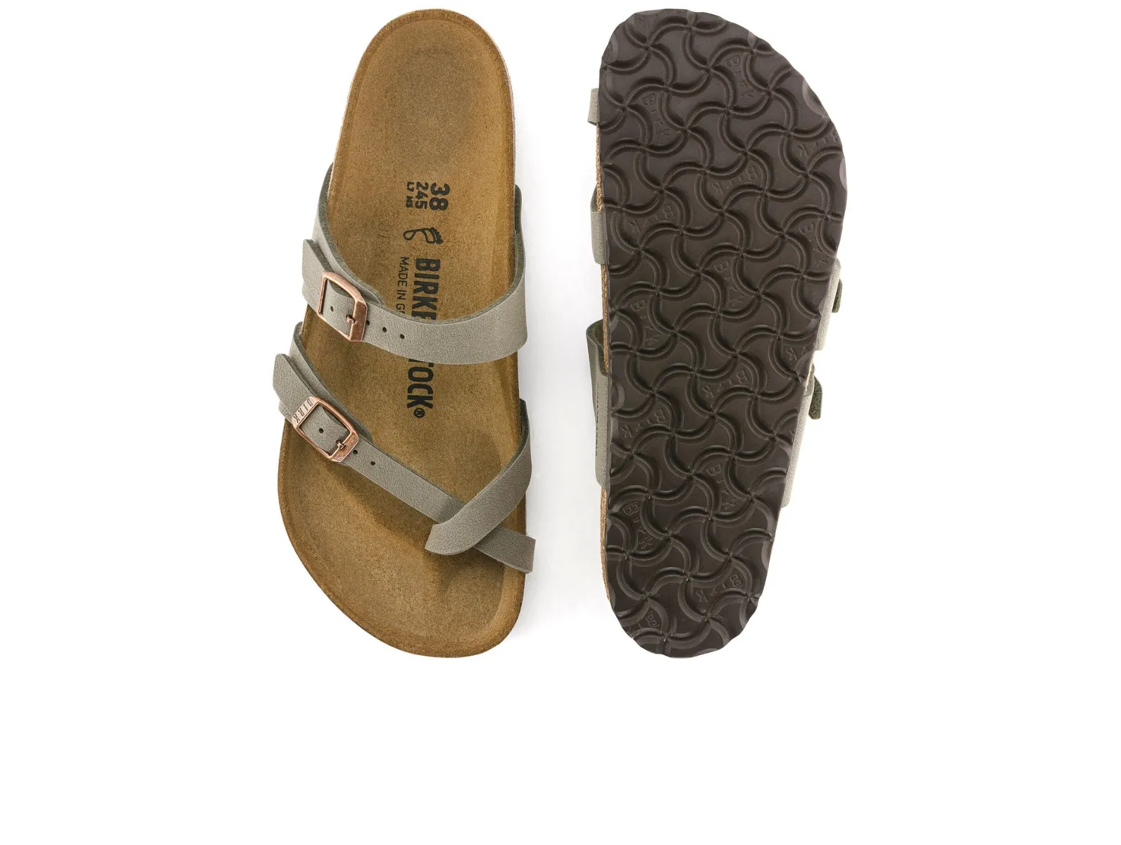 Birkenstock Mayari Birkibuc® 0071071 Standard - Stone