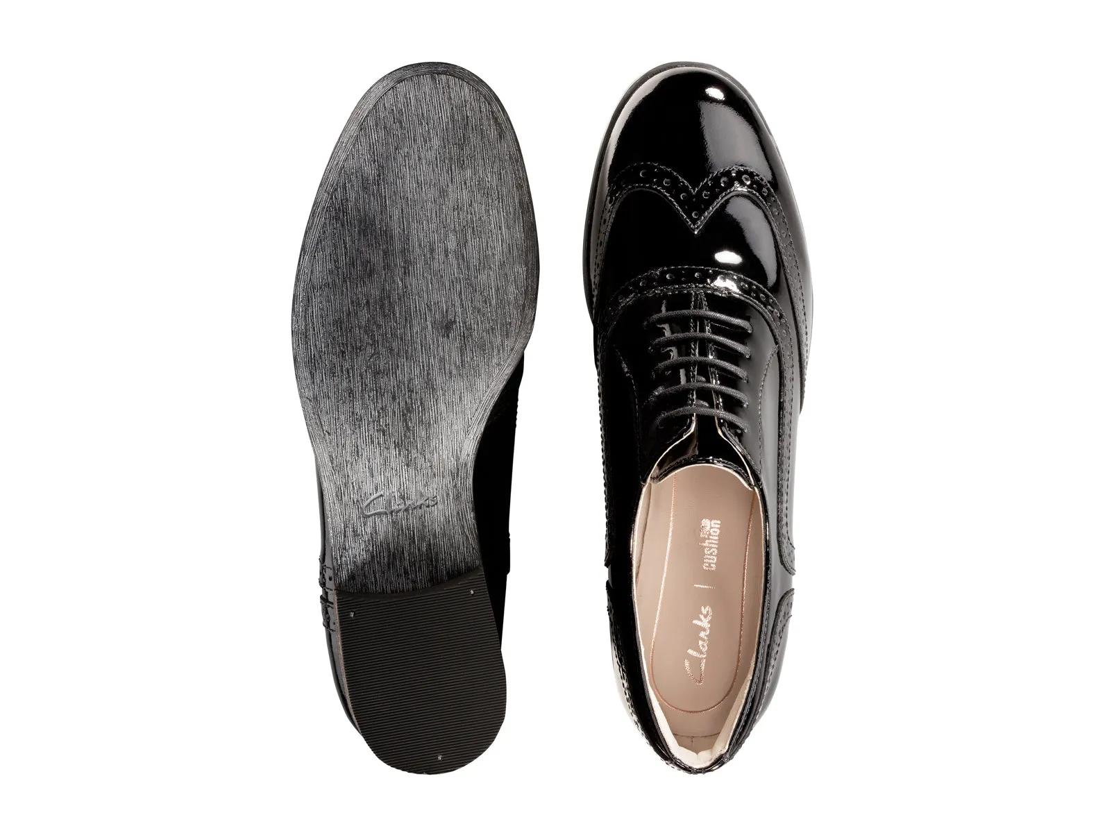Clarks Hamble Oak - Black Patent