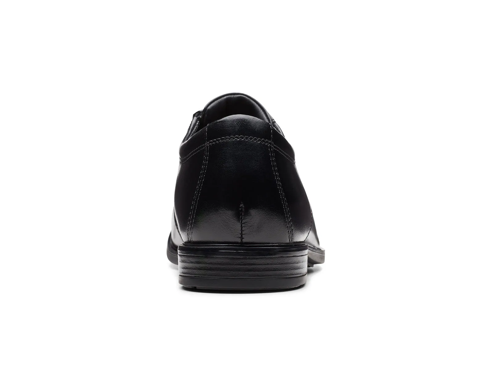 Clarks Howard Cap - Black Leather