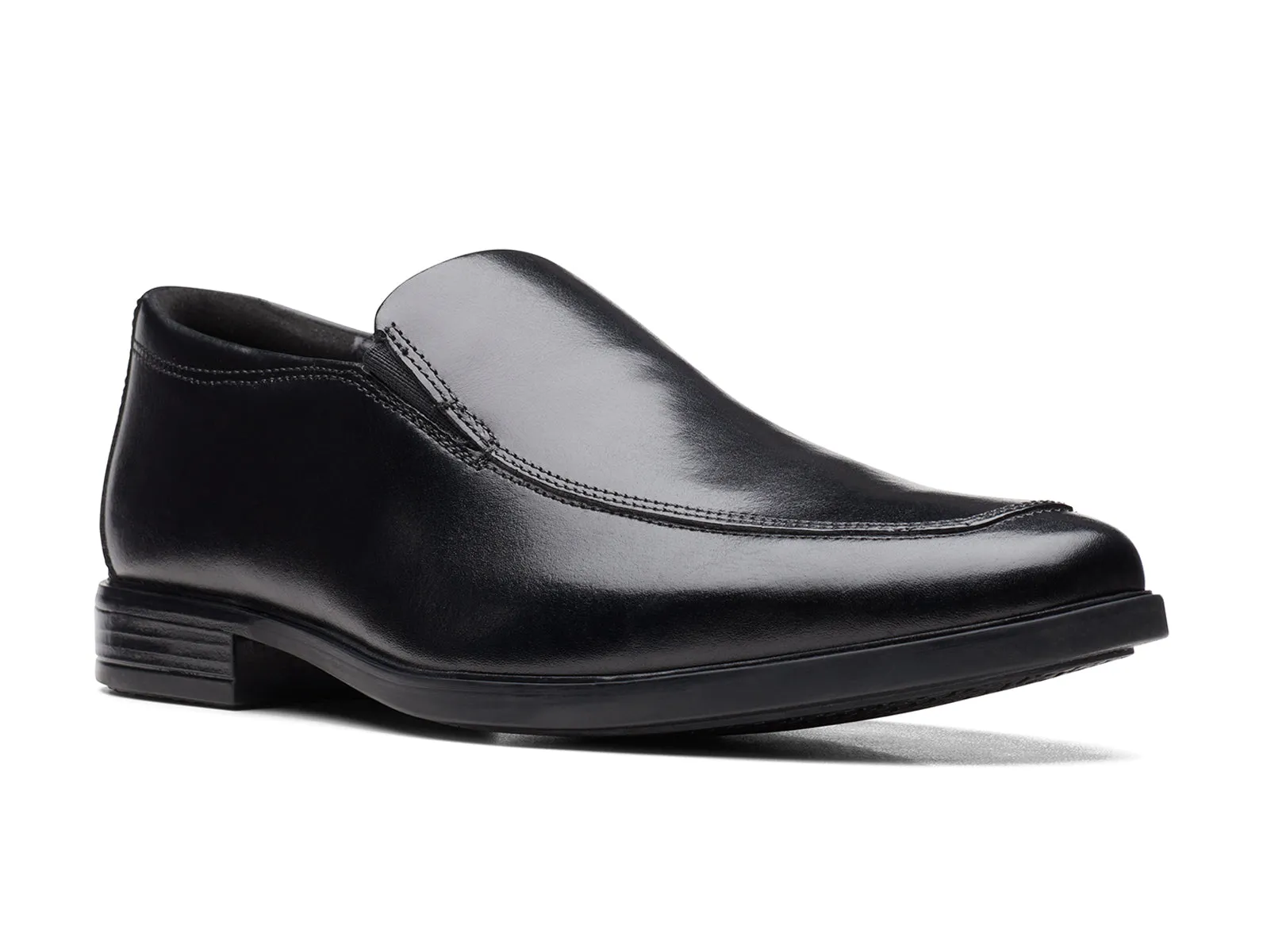 Clarks Howard Edge – Black Leather