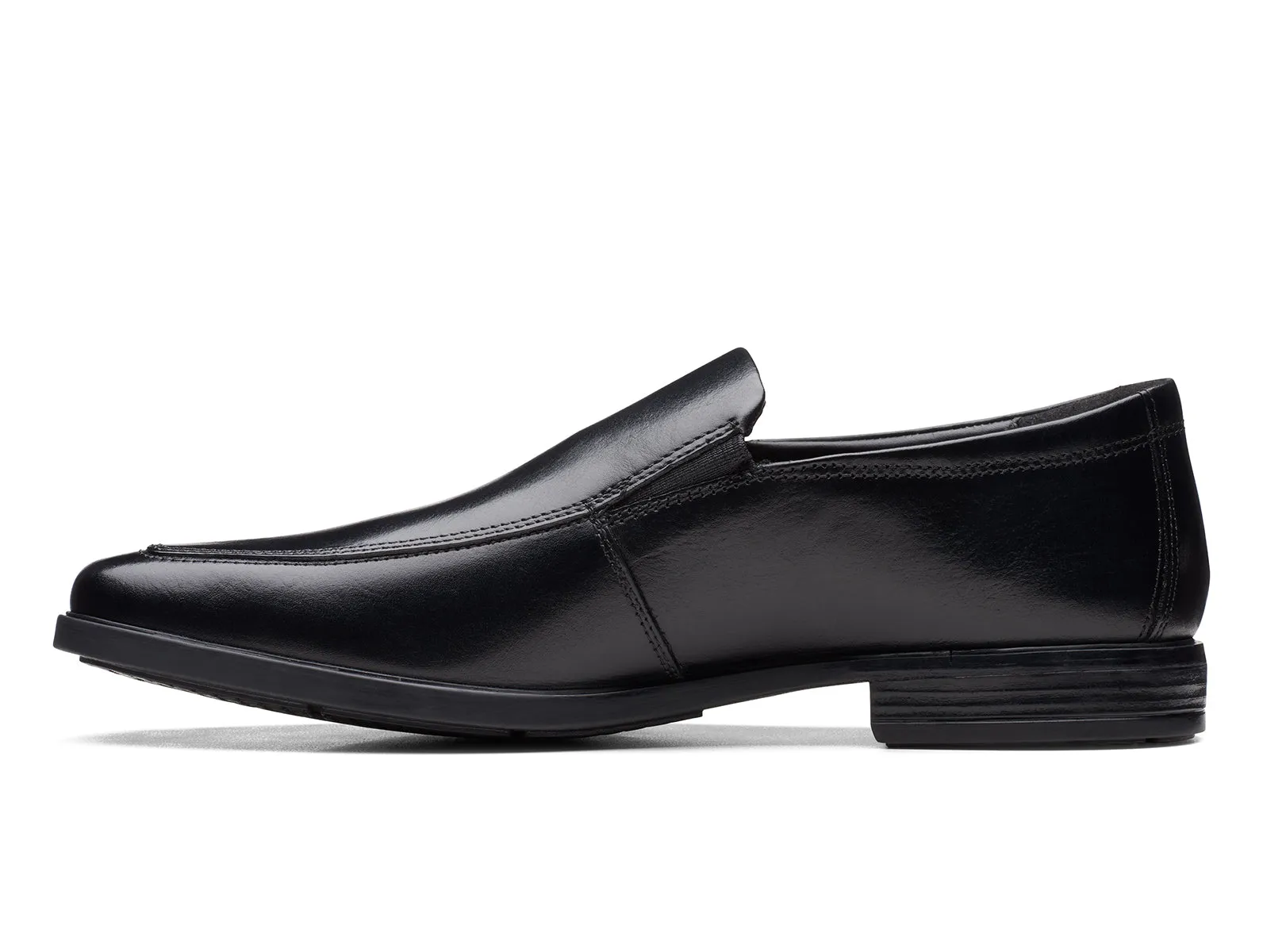 Clarks Howard Edge – Black Leather