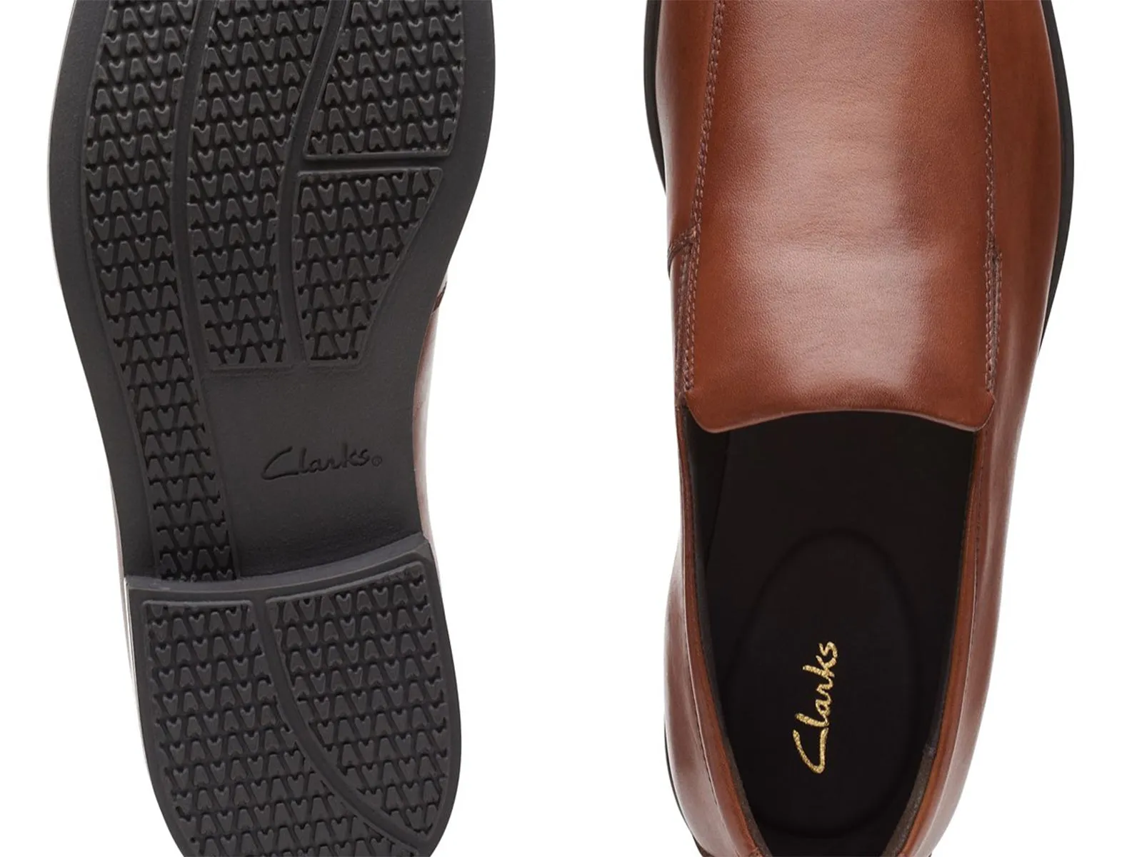 Clarks Howard Edge – British Tan Leather