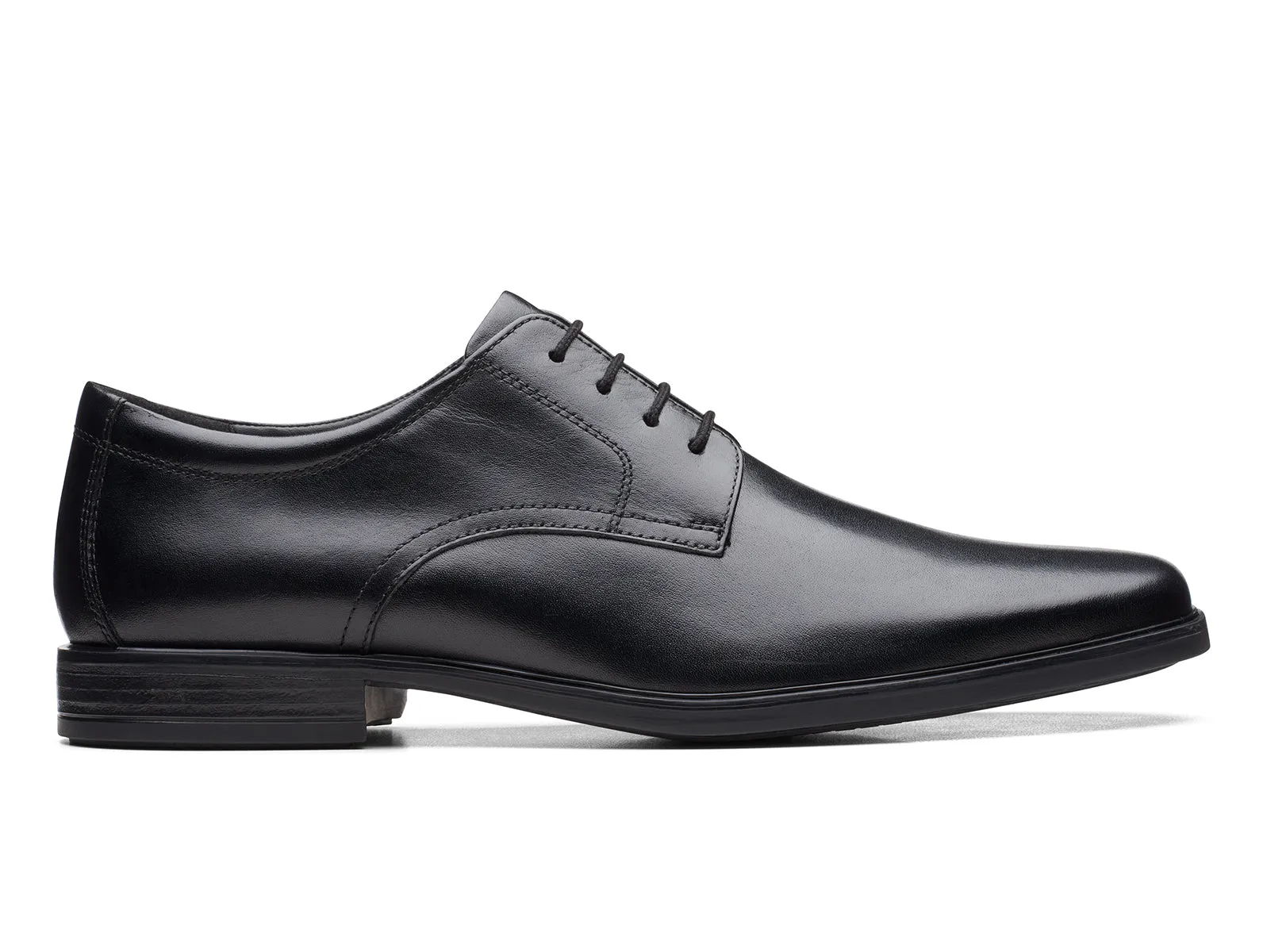 Clarks Howard Walk – Black Leather