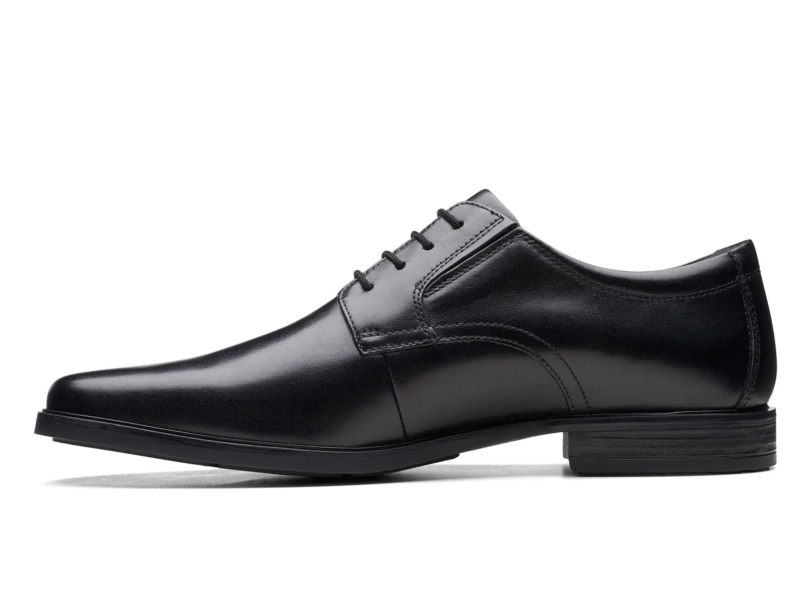 Clarks Howard Walk – Black Leather
