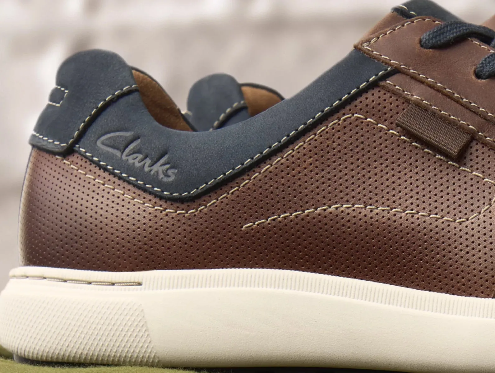 Clarks Mapstone Lace - Mahogony
