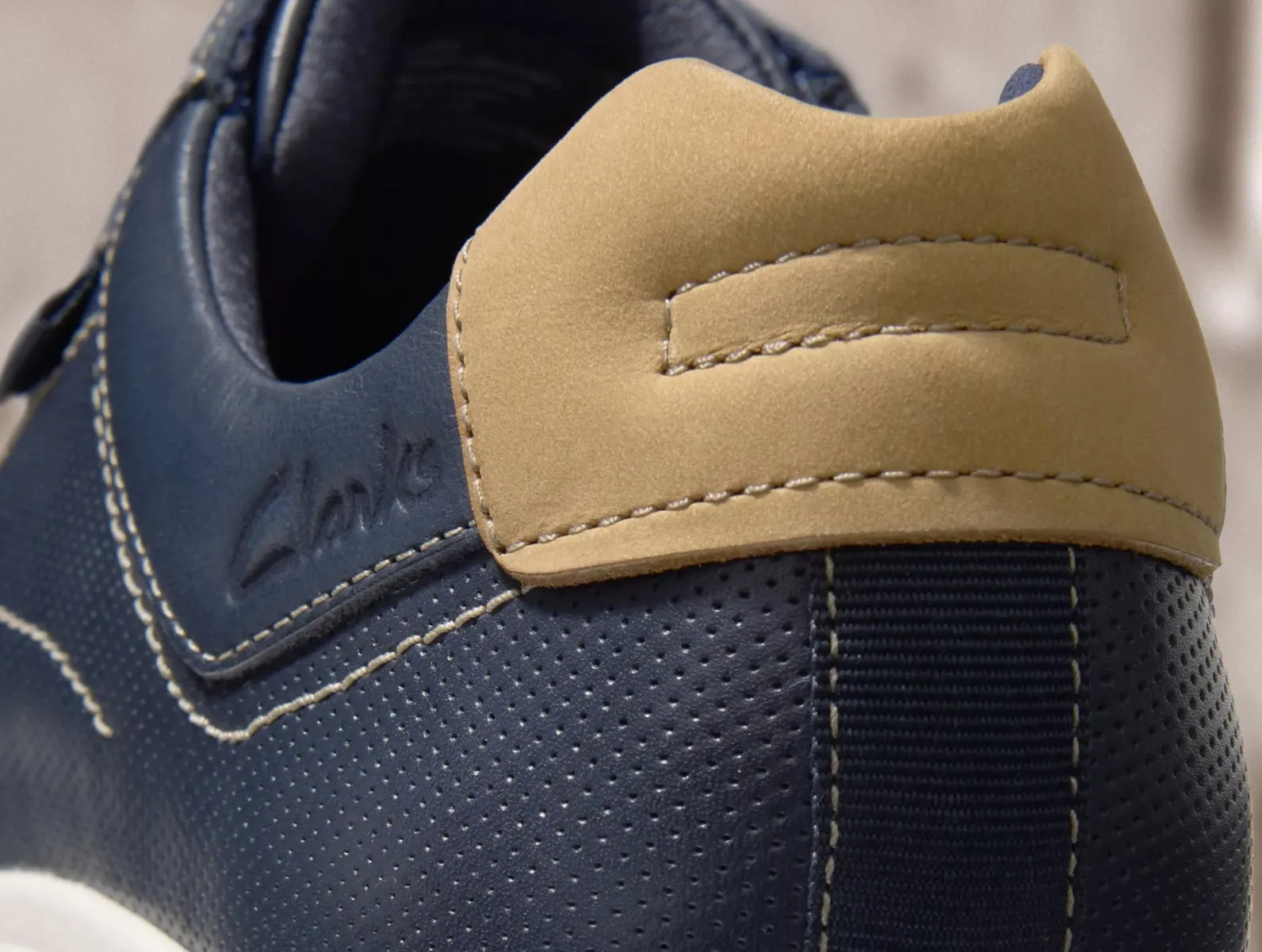 Clarks Mapstone Lace - Navy