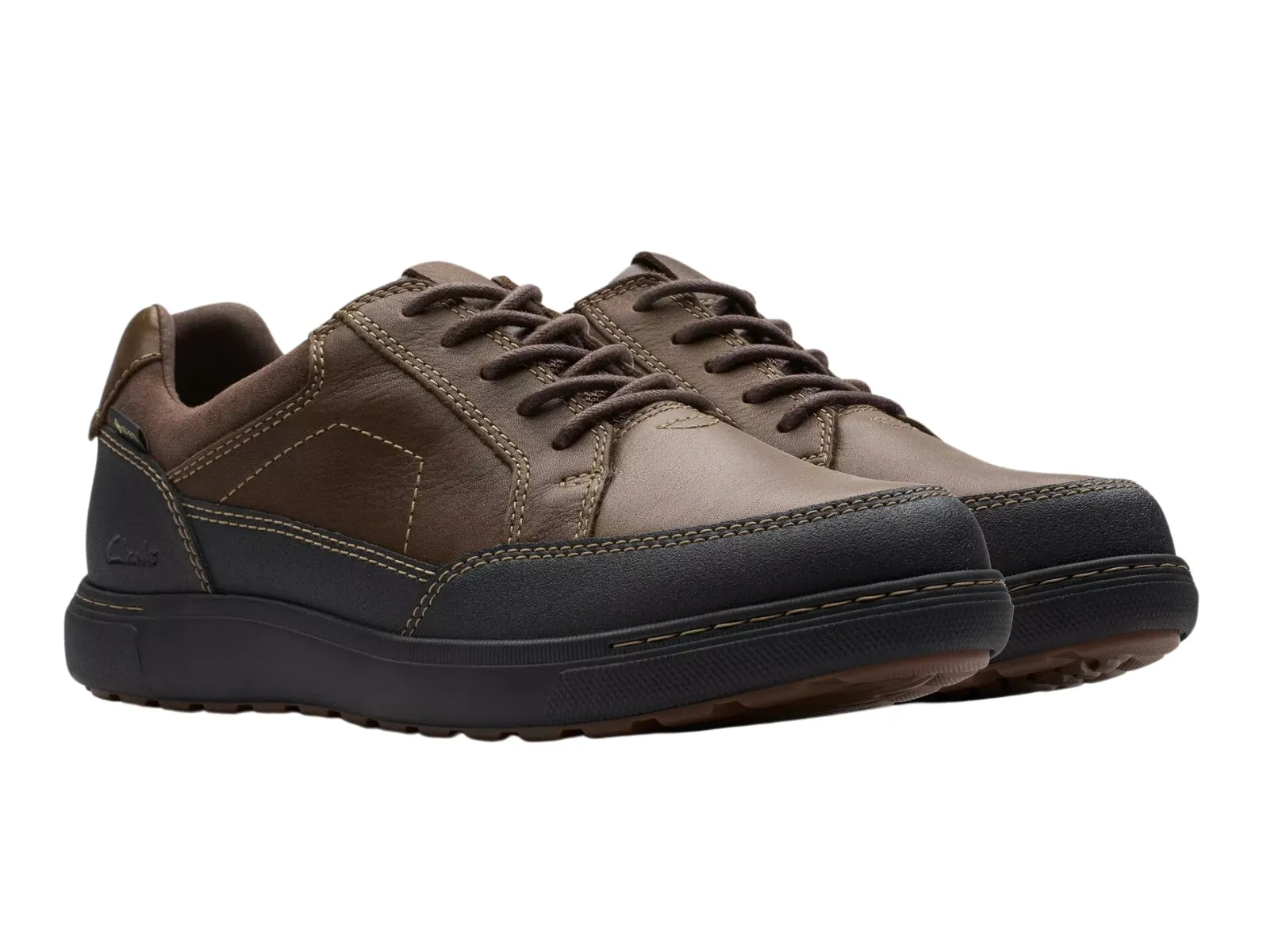 Clarks Mapstone Lo GORE-TEX® - Dark Brown
