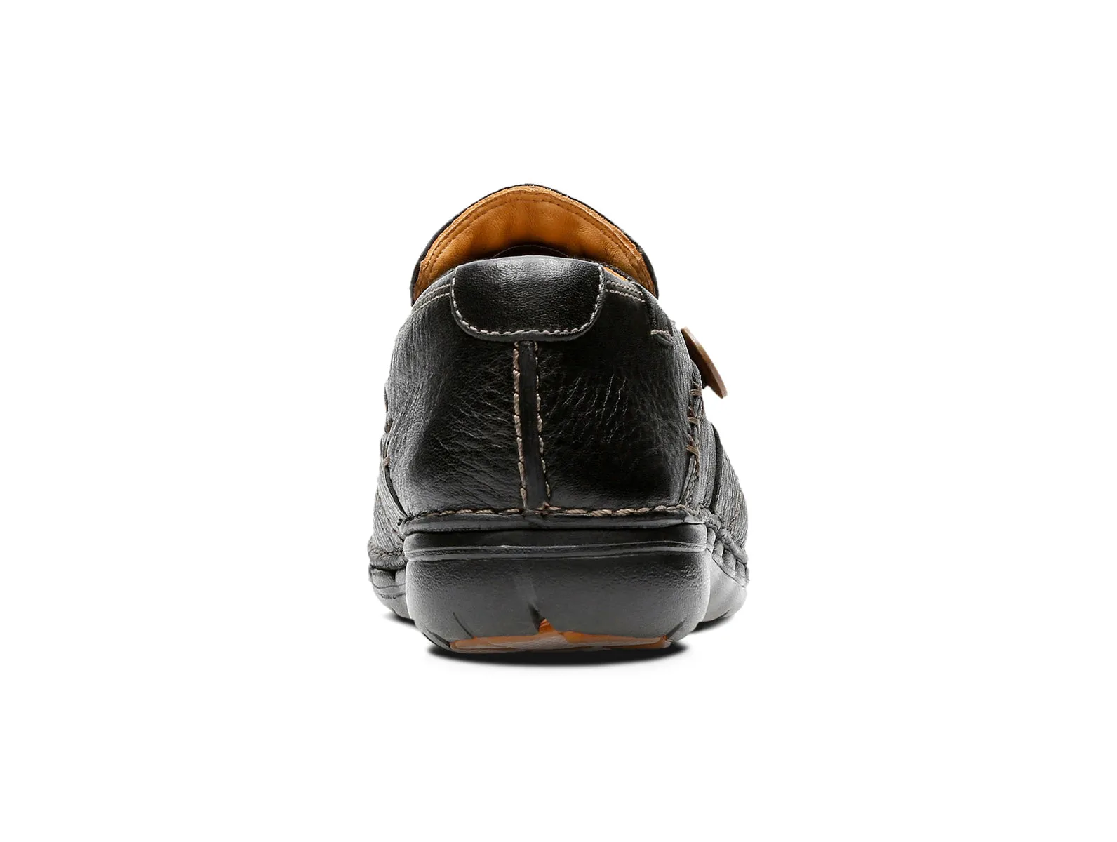 Clarks Un Loop - Black Leather