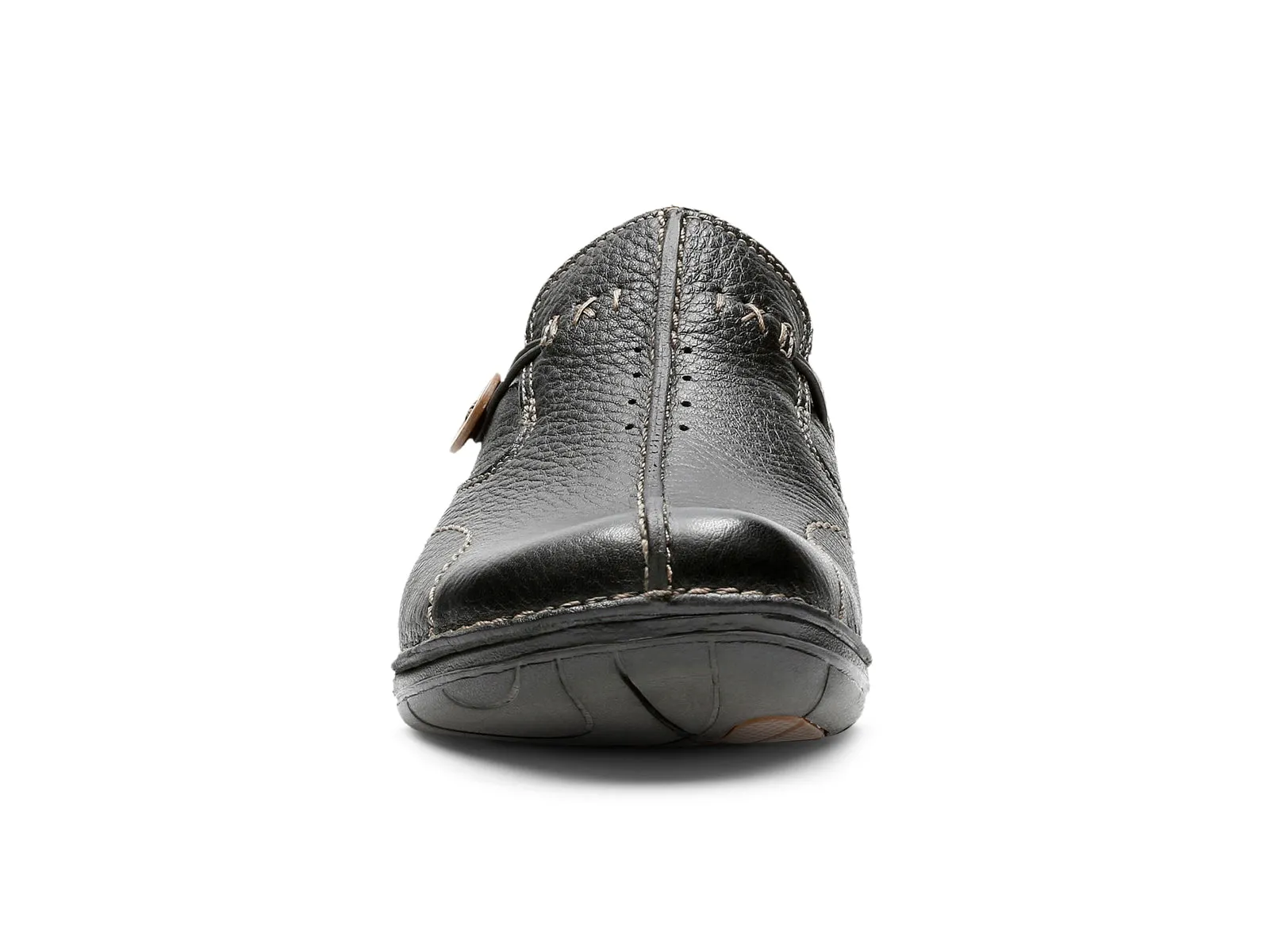 Clarks Un Loop - Black Leather
