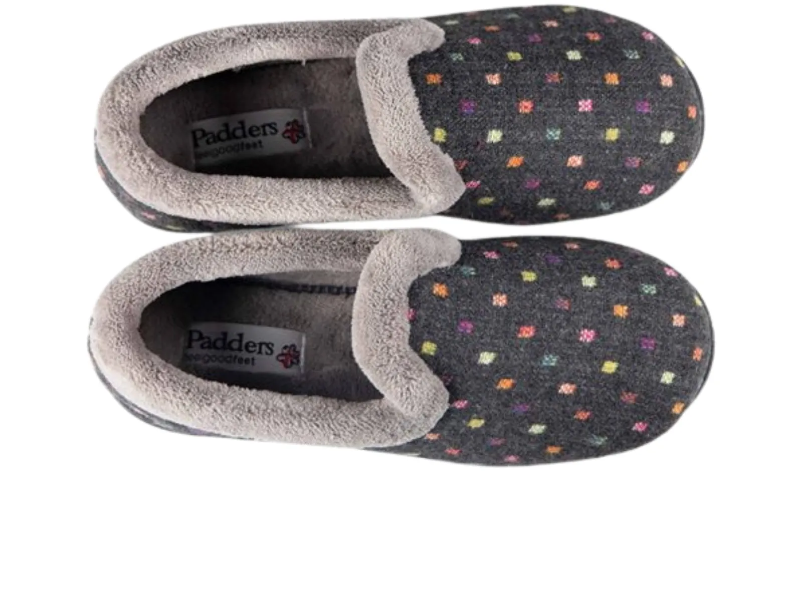 Padders Repose 4076 Woven Spot - Grey