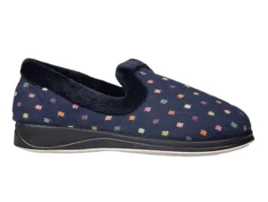 Padders Repose 4076 - Woven Spot Navy