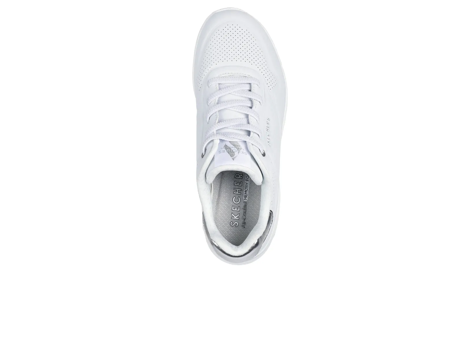 Skechers 155196 Street™ Uno - Shimmer Away - White Silver