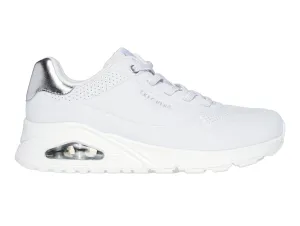 Skechers 155196 Street™ Uno - Shimmer Away - White Silver