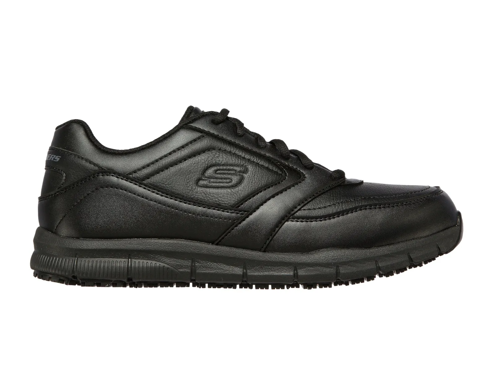Skechers 77156EC Work Relaxed Fit: Nampa SR - Black