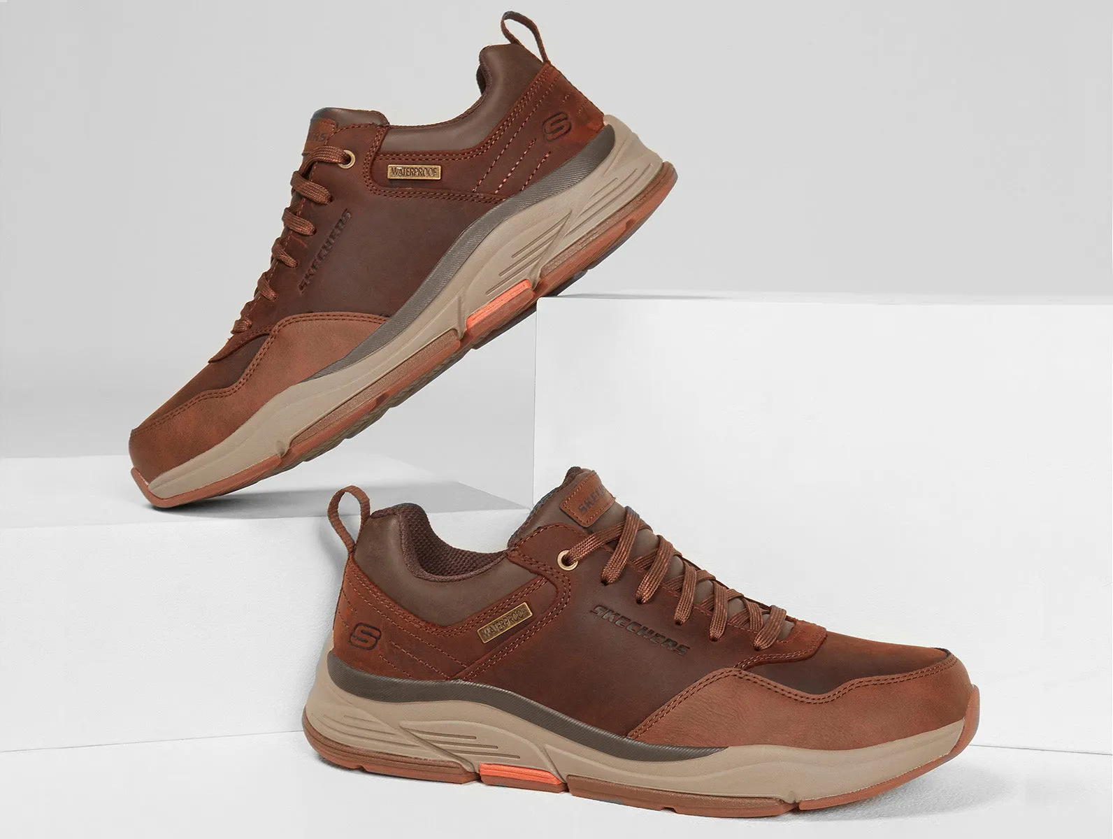 Skechers Relaxed Fit: Benago - Hombre 210021 – Brown