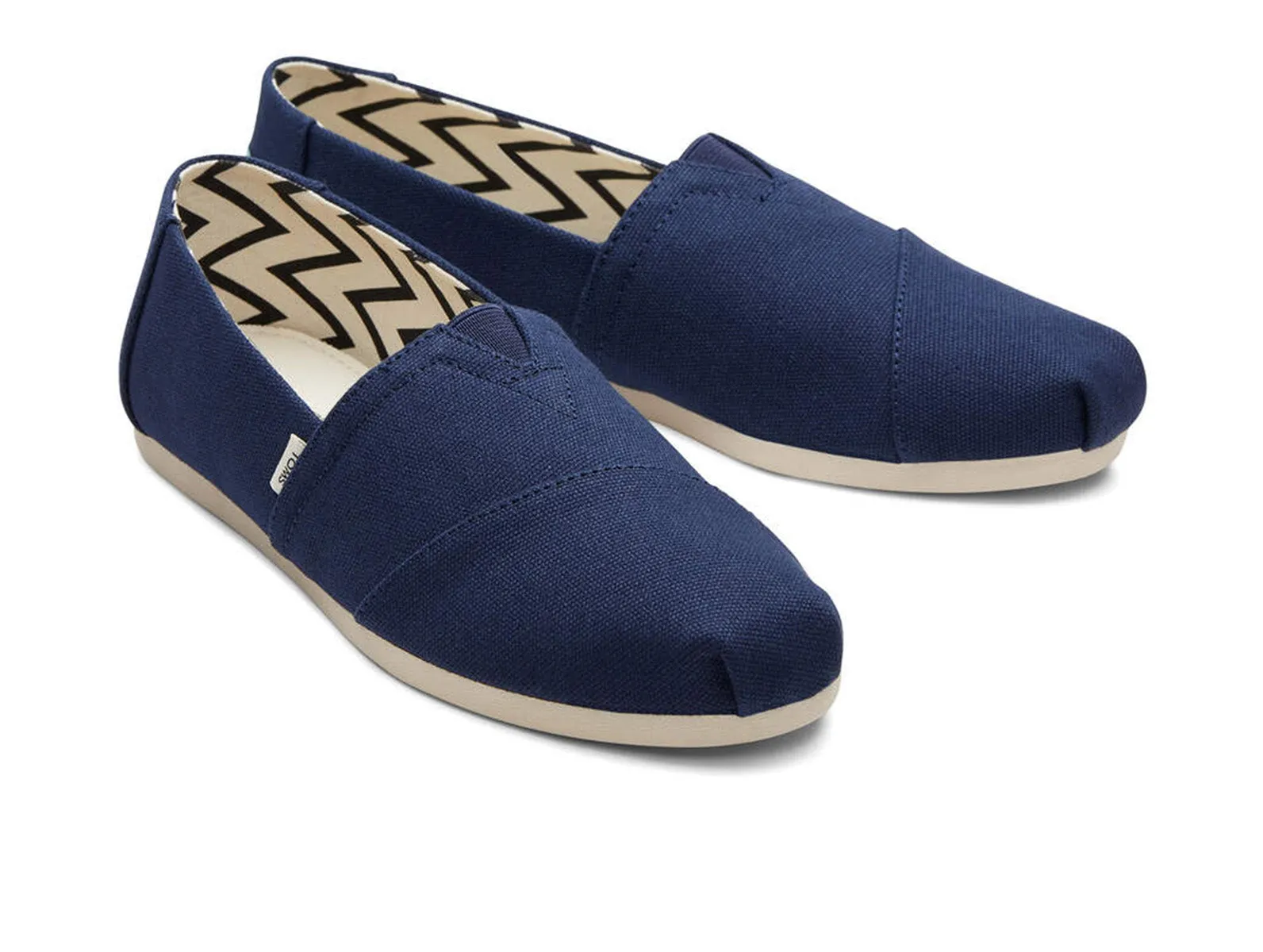 Toms 1001 7712 Alpargata Recycled Cotton Canvas - Navy